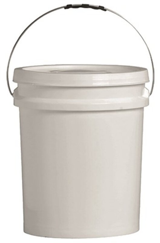 Balde alimentar 20L com tampa hermética