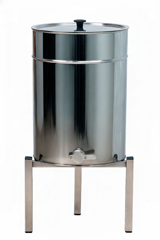 Tanque decantação inox 80kg